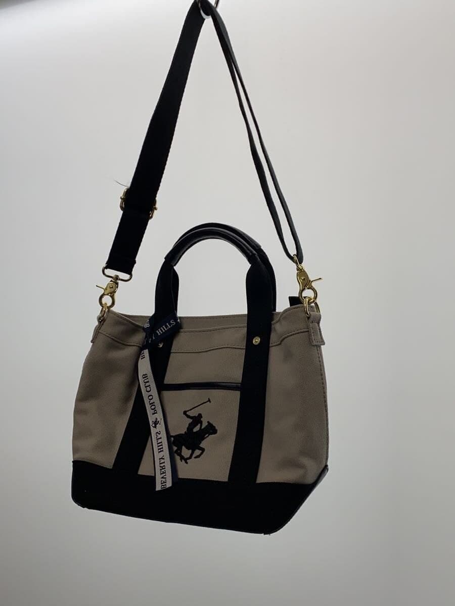 BEVERLY HILLS POLO CLUB Tote Bag Canvas BH1006N 2