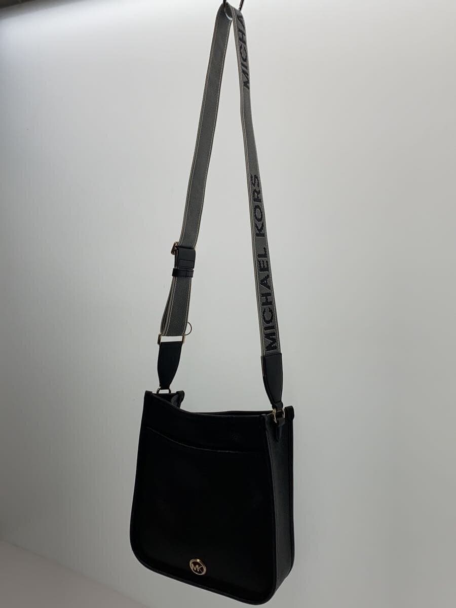 MICHAEL KORS Shoulder Bag Leather Black BA-2308 2