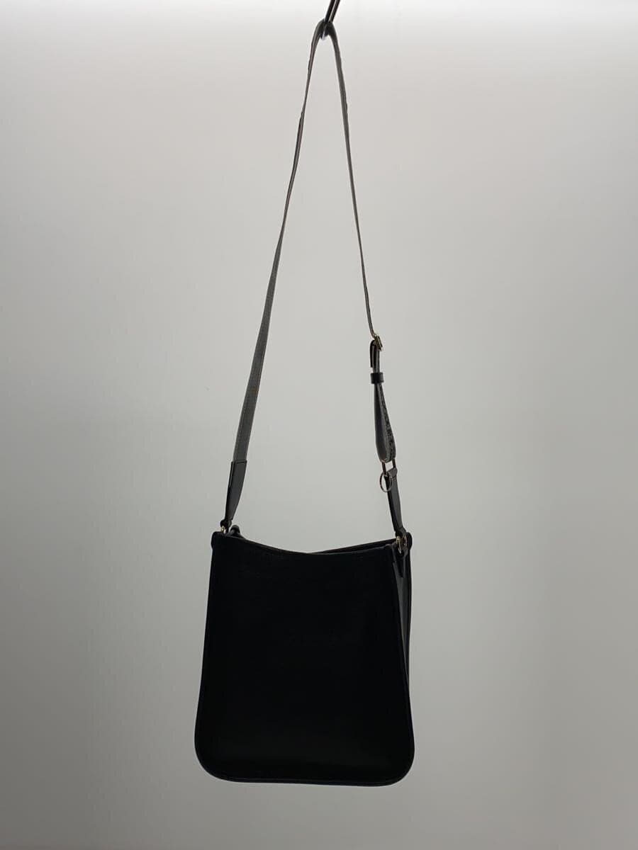 MICHAEL KORS Shoulder Bag Leather Black BA-2308 3