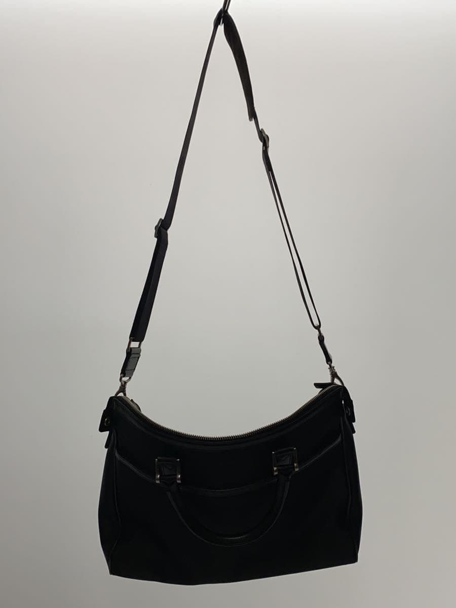 BURBERRY Business Bag Nylon Black Solid Color 3