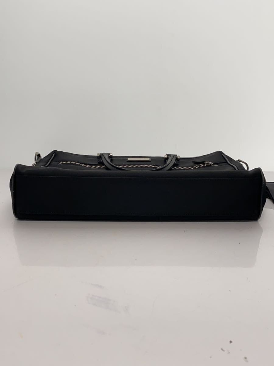 BURBERRY Business Bag Nylon Black Solid Color 4