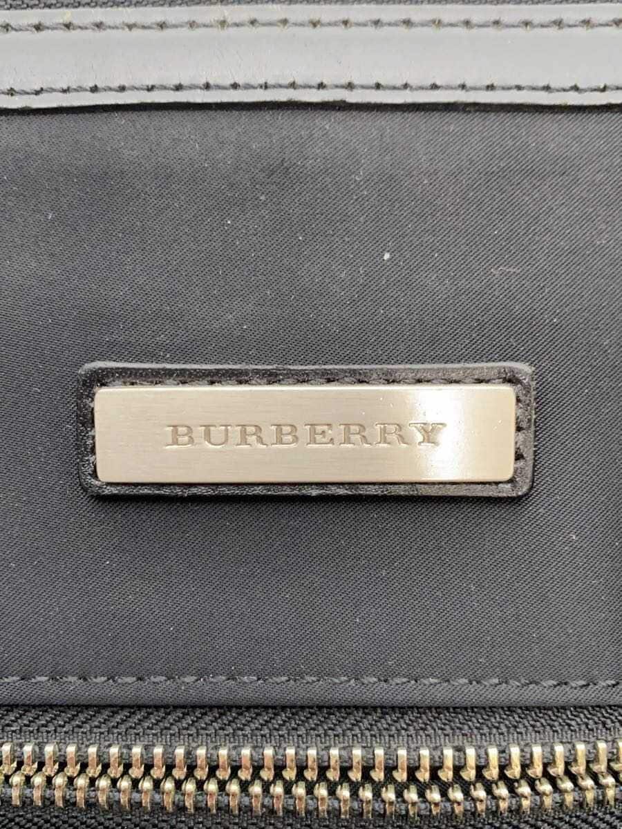 BURBERRY Business Bag Nylon Black Solid Color 5