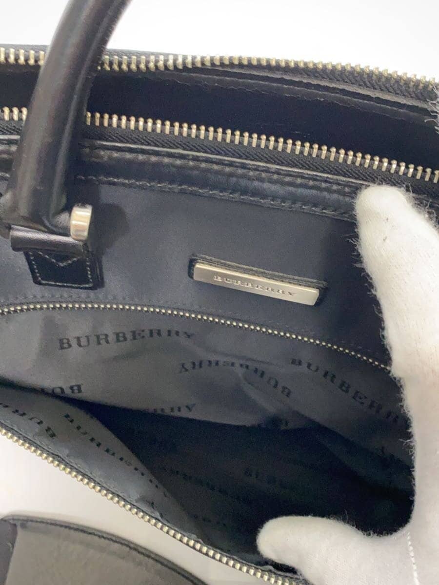 BURBERRY Business Bag Nylon Black Solid Color 7