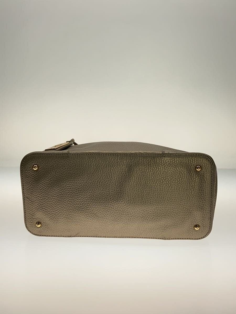 RALPH LAUREN bag leather GLD plain 4