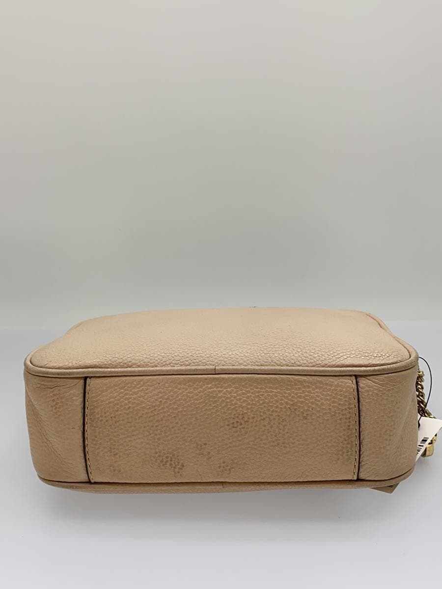 MICHAEL KORS Shoulder Bag Leather Pink PS-1809 4