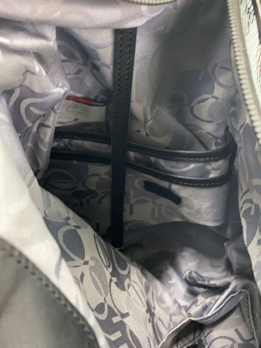 arche Wrinkle Finish Patent Leather Design Backpack Patent Leather BLK Stickiness Piping Part Discoloration 6