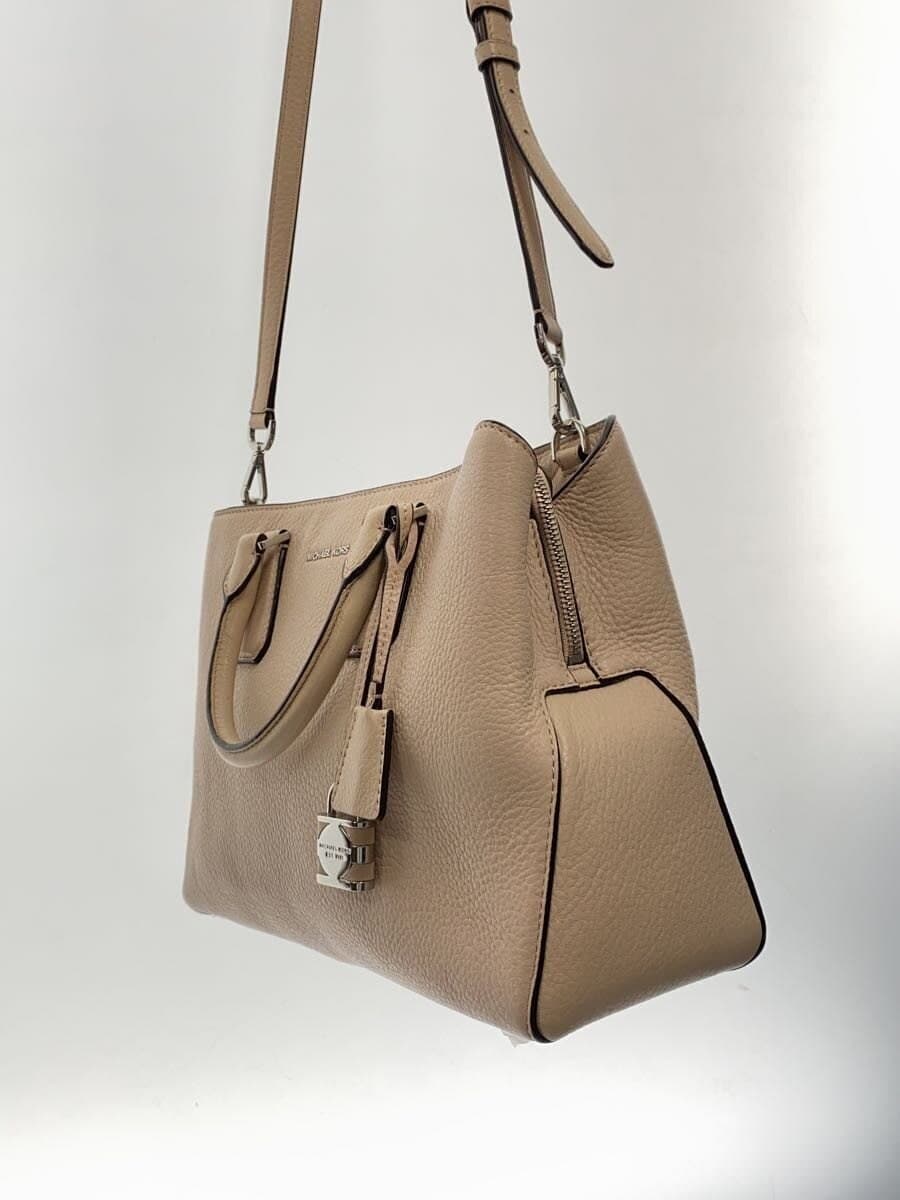 MICHAEL MICHAEL KORS Camille Shoulder Bag Leather CRM 30H5SCAS3L 2