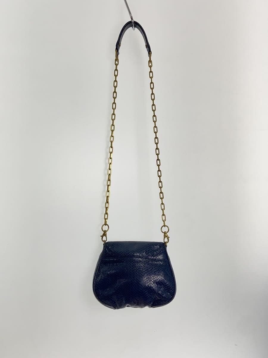 TORY BURCH Chain Shoulder Bag Leather BLU 3