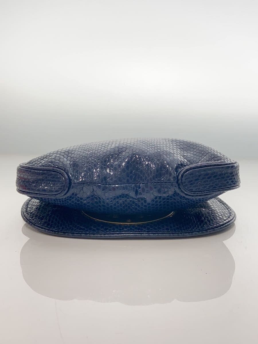 TORY BURCH Chain Shoulder Bag Leather BLU 4