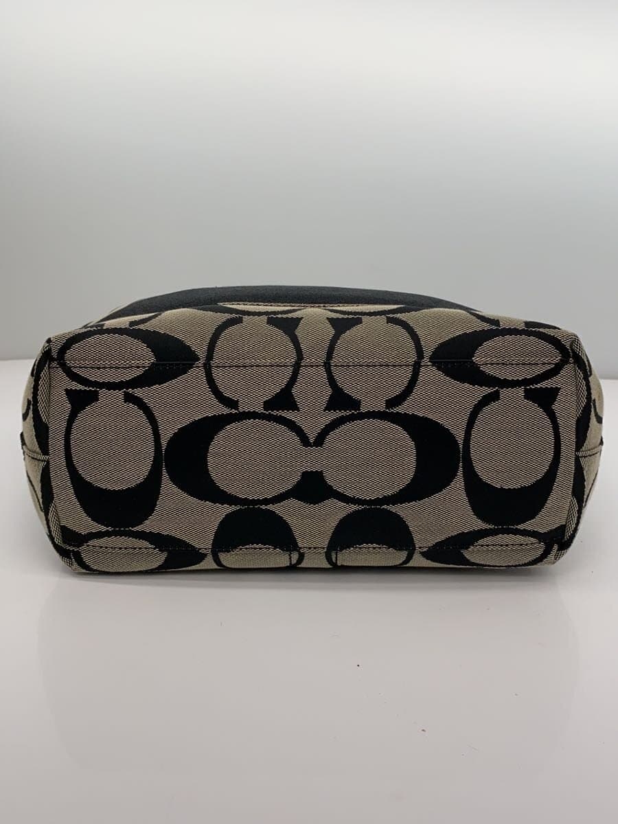 COACH Handbag_Signature Canvas BLK 4
