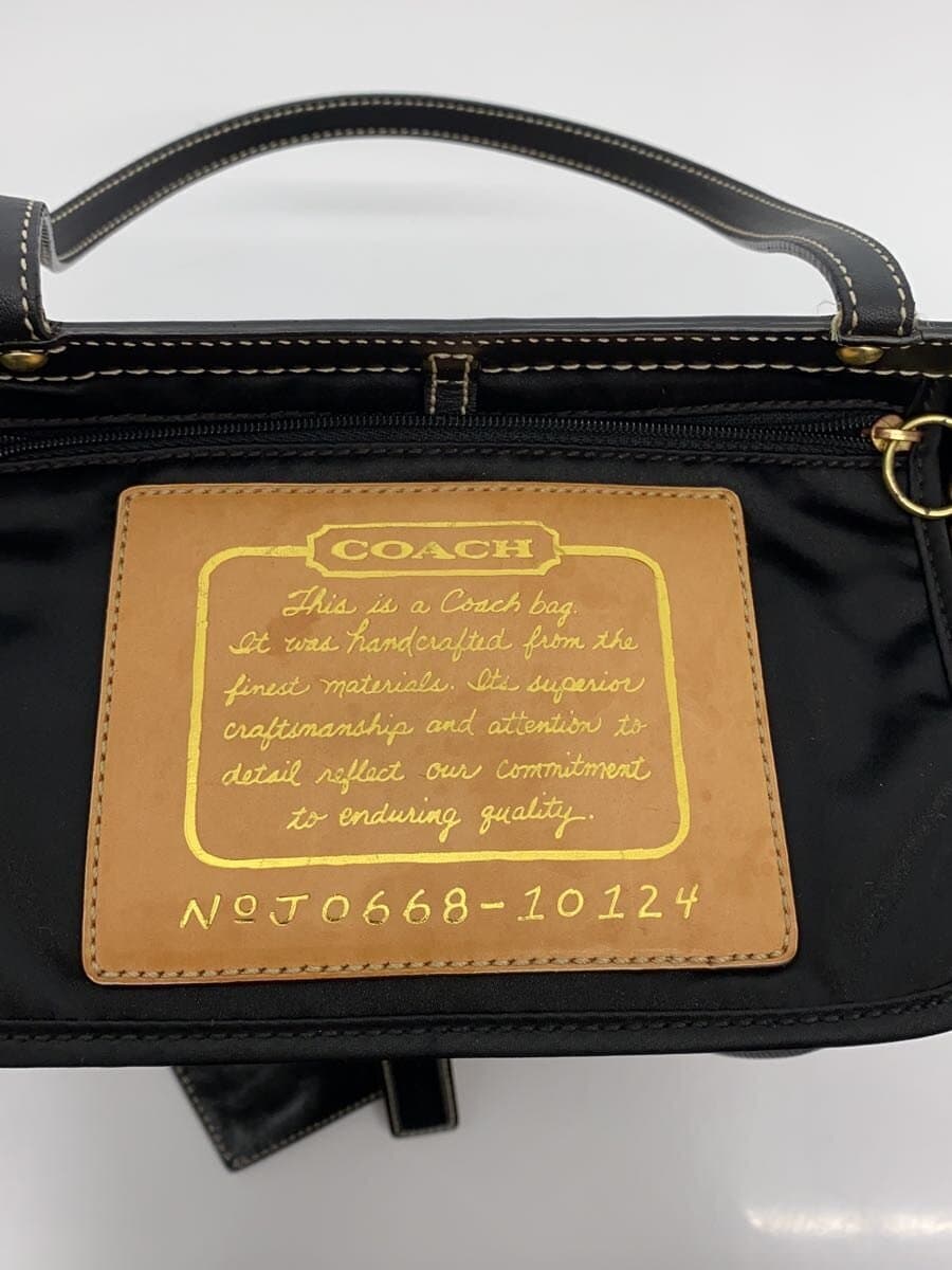 COACH Handbag_Signature Canvas BLK 5