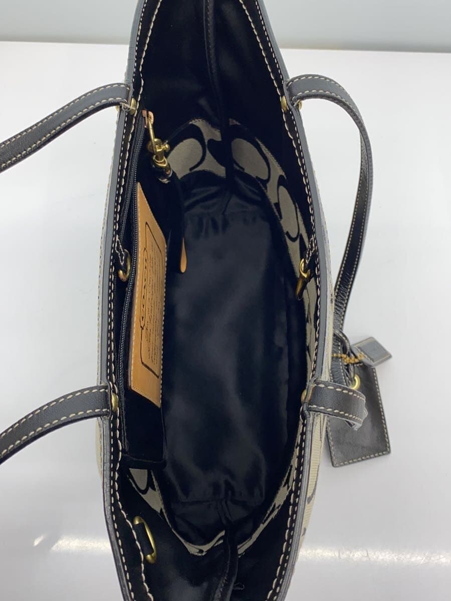 COACH Handbag_Signature Canvas BLK 6