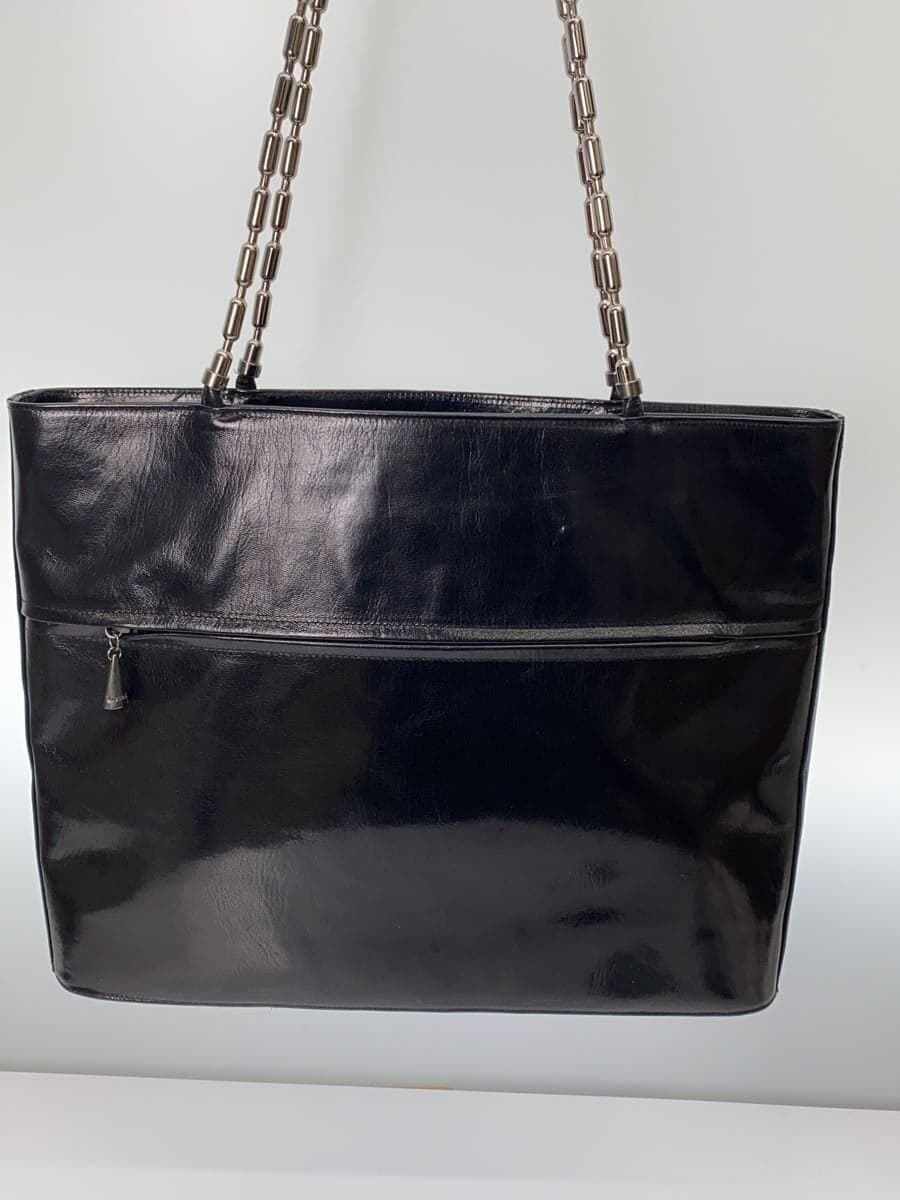 PLINIO VISONA Shoulder Bag Leather BLK Solid 3