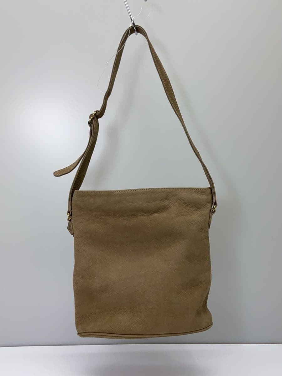 COACH Shoulder Bag Leather BEG 4932 3