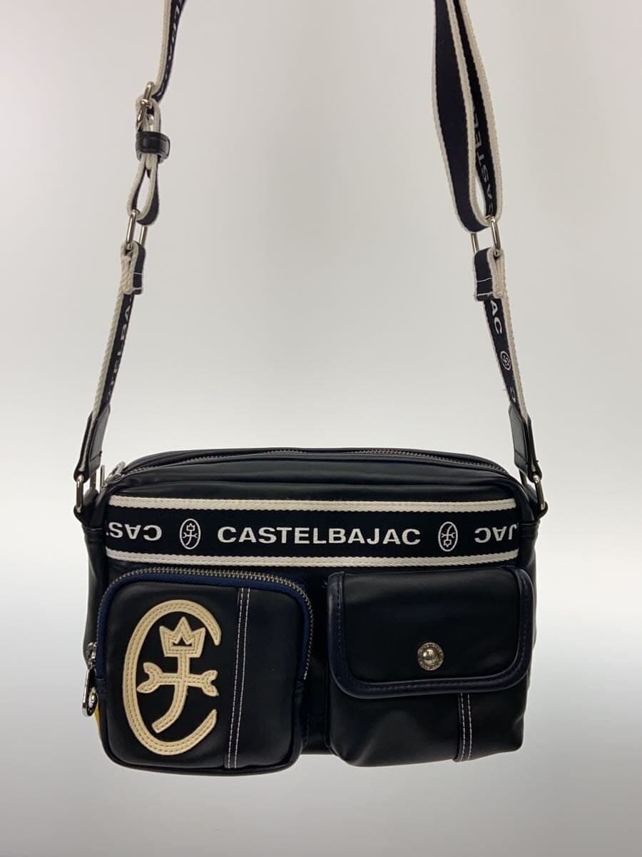 CASTELBAJAC shoulder bag -- BLK plain 024111