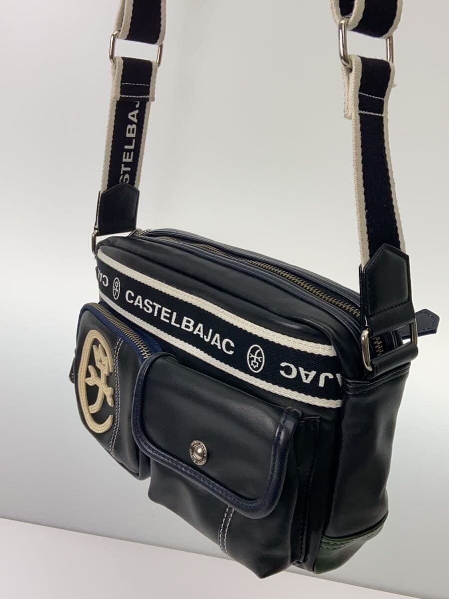 CASTELBAJAC shoulder bag -- BLK plain 024111 2