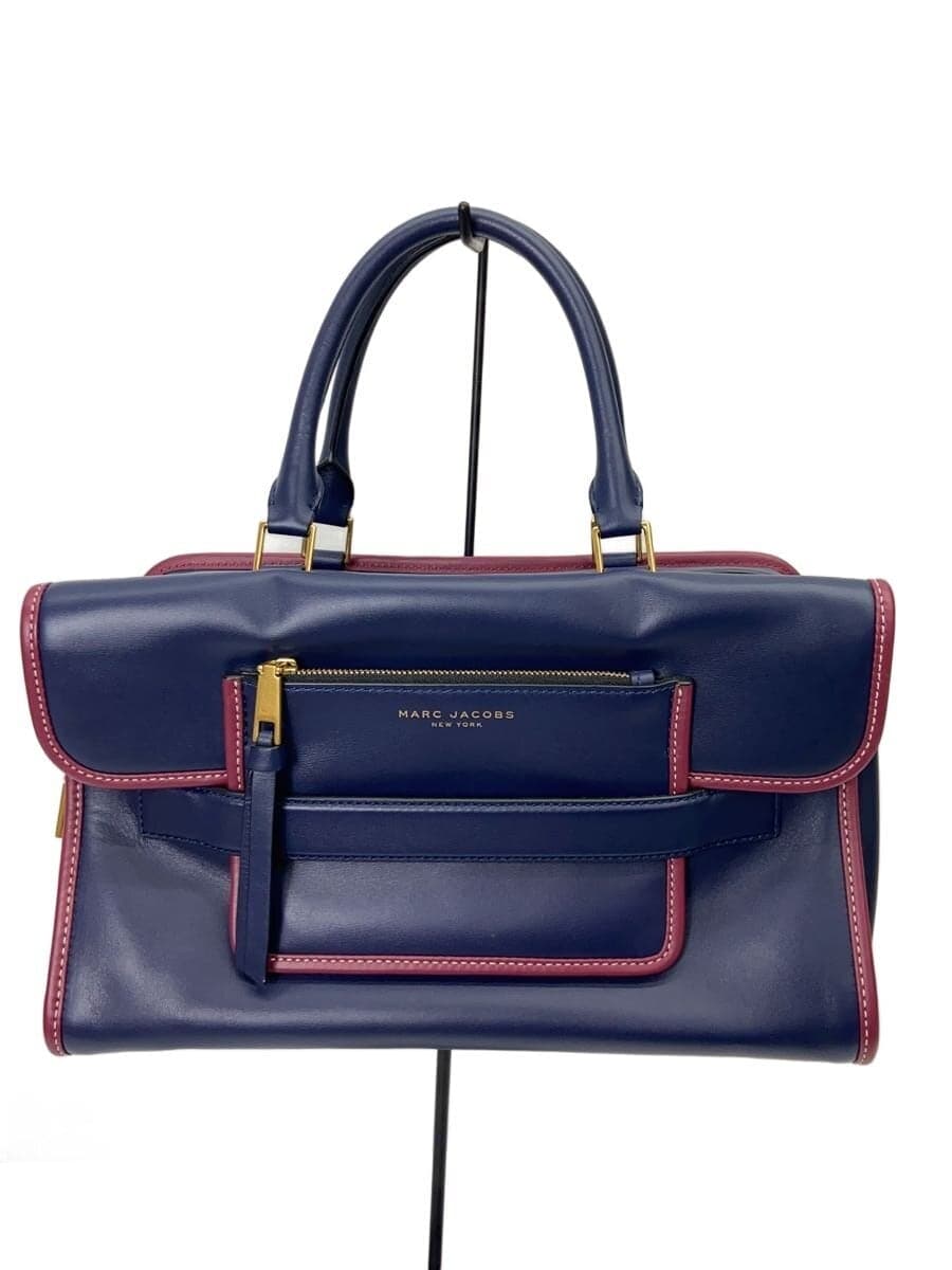 MARC BY MARC JACOBS handbag leather navy plain M0008142