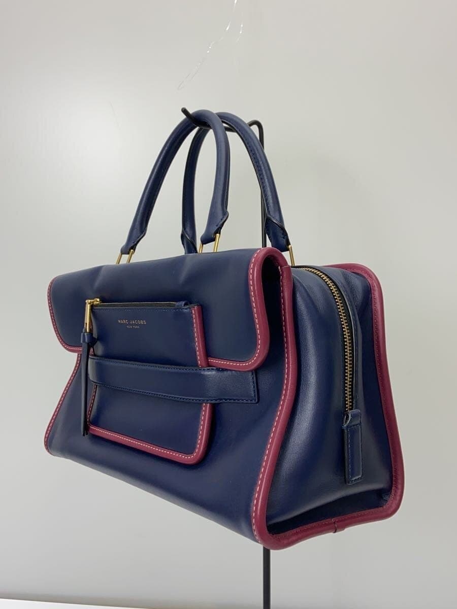 MARC BY MARC JACOBS handbag leather navy plain M0008142 2