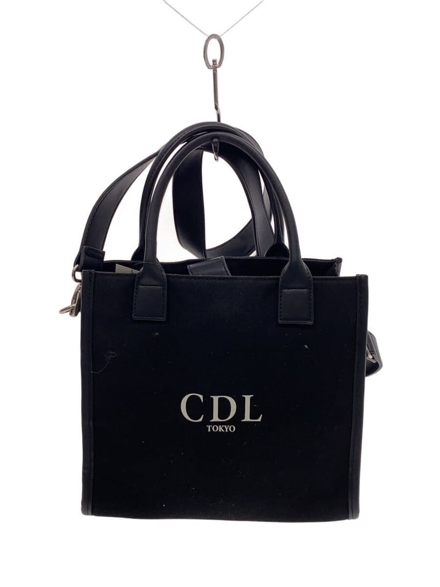 Other Brands CDL TOKYO Tote Bag Canvas Black Solid Color