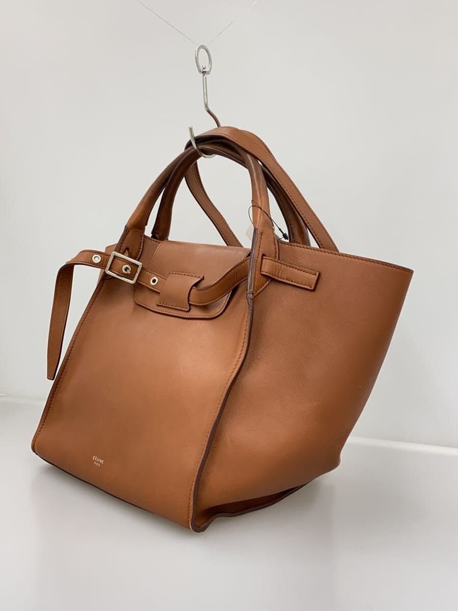 CELINE Big Bag Small 2-Way Tote Bag Leather Brown 2