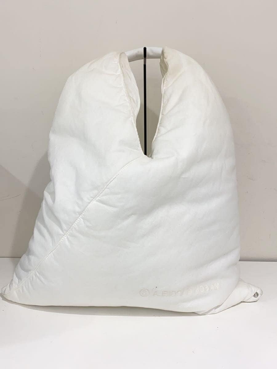 MM6 Japanese Tote Bag WHT S54WD0039 Inside、Outer Stain 3