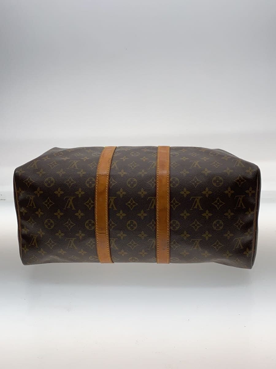 LOUIS VUITTON Keepall 45_Monogram Canvas PVC BRW 4