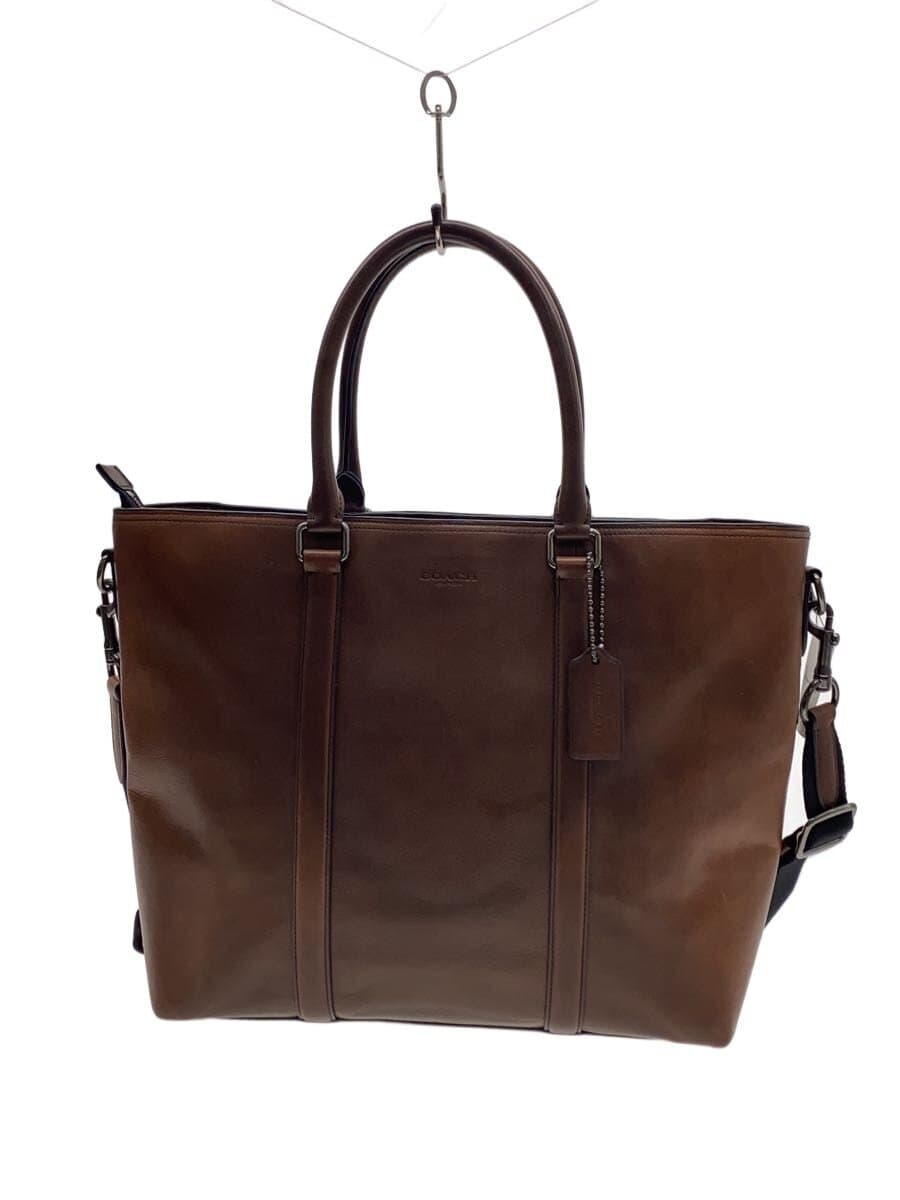 COACH Tote Bag Leather BRW 71734