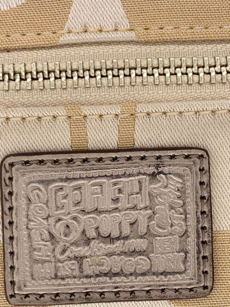 COACH Shoulder Bag_Signature Canvas BEG 5