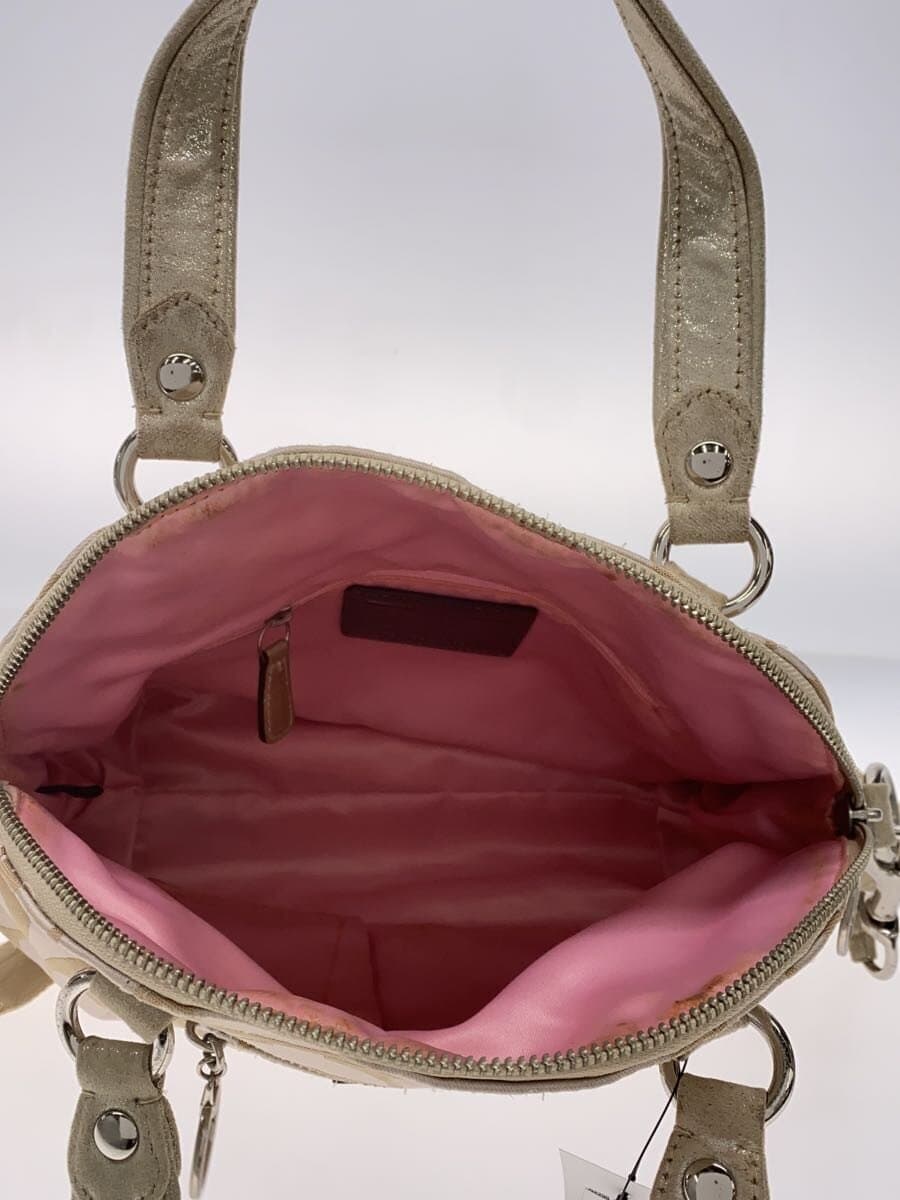 COACH Shoulder Bag_Signature Canvas BEG 6