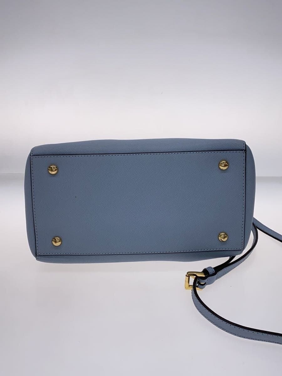 MICHAEL KORS Small Satchel Handbag BLU 35S3GSAS1L 2-Way 4