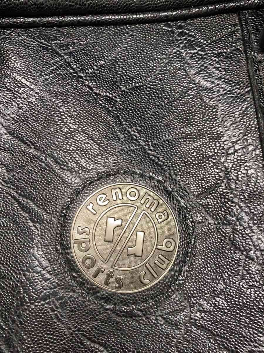 renoma Boston Bag BLK Inside Stain 5