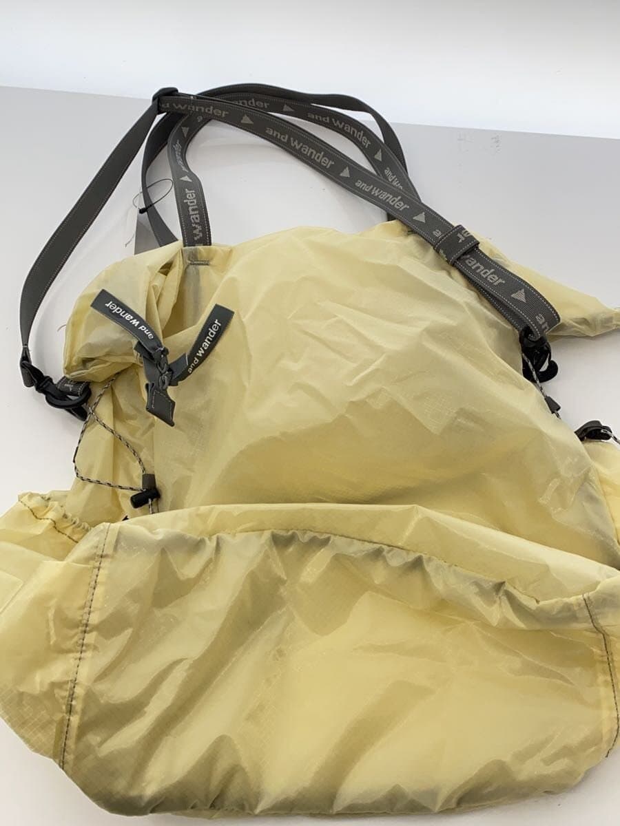 and wander Sil Tote Bag Nylon Off White 4