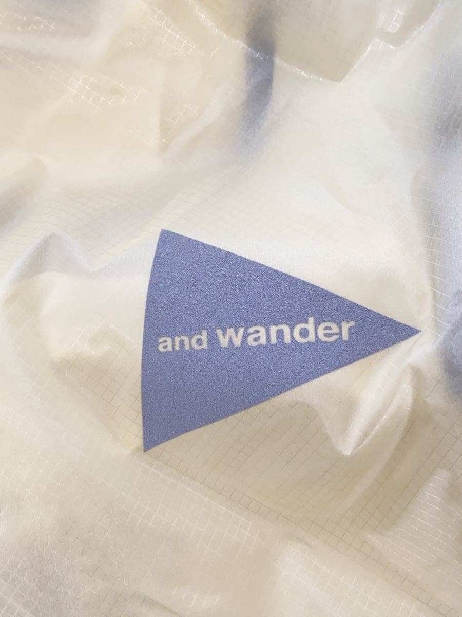 and wander Sil Tote Bag Nylon Off White 5