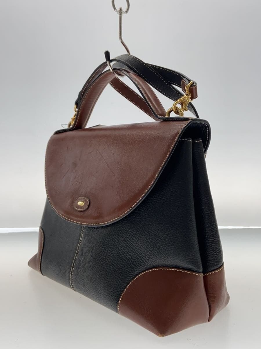 BALLY Shoulder Bag Leather BLK 2