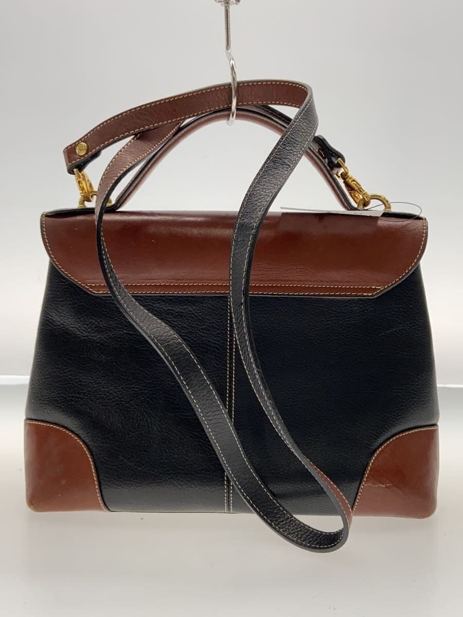BALLY Shoulder Bag Leather BLK 3