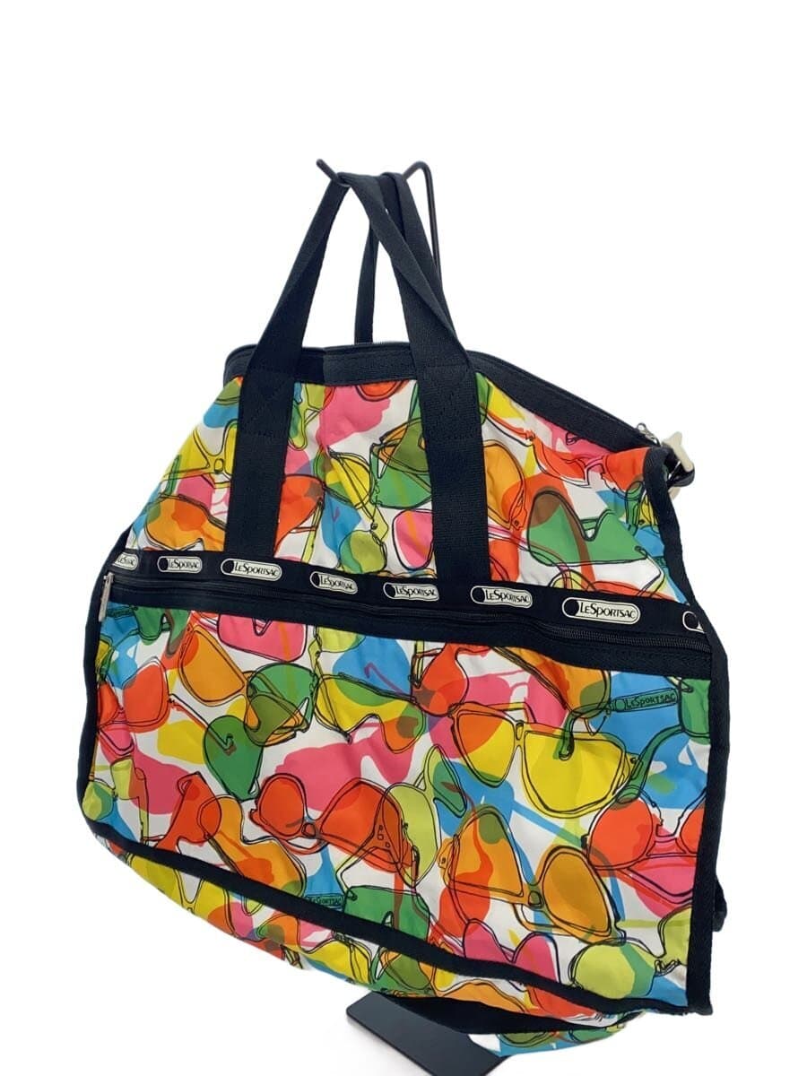 LESPORTSAC Boston Bag Nylon All Over Pattern Glasses Pattern 2