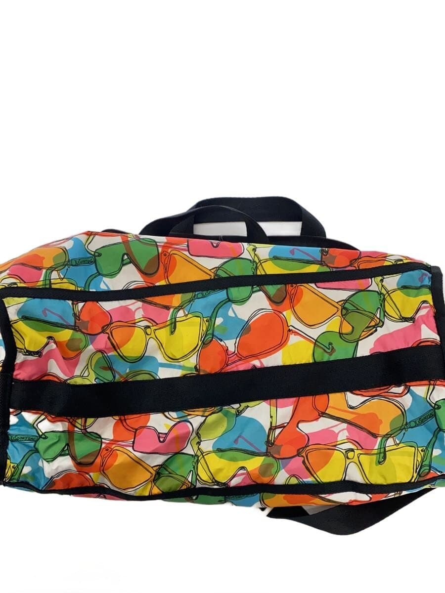 LESPORTSAC Boston Bag Nylon All Over Pattern Glasses Pattern 4