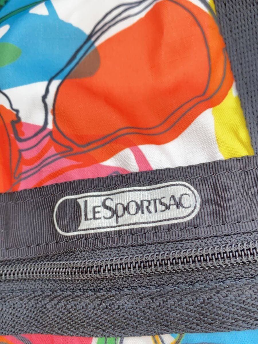 LESPORTSAC Boston Bag Nylon All Over Pattern Glasses Pattern 5