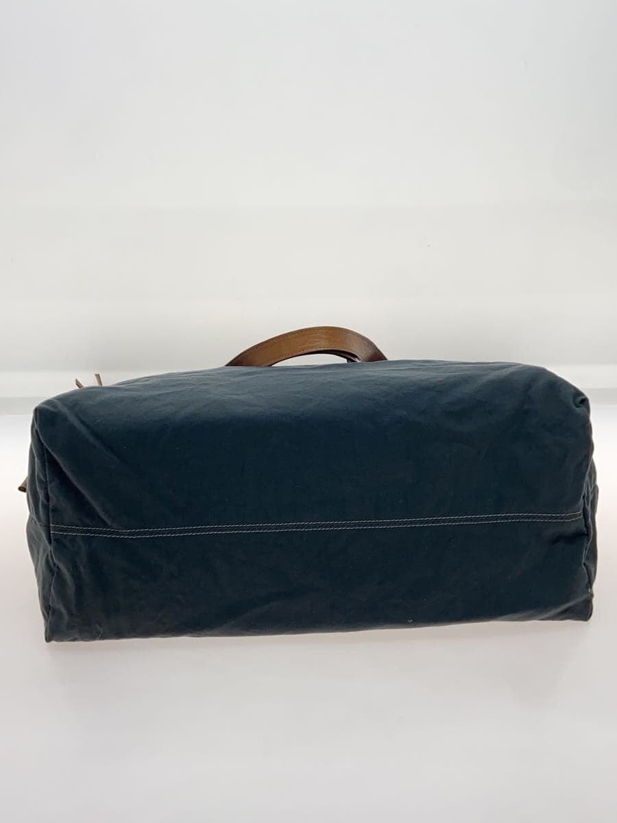 MARGARET HOWELL Shoulder Bag Cotton GRY 4