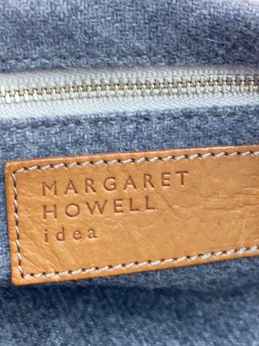 MARGARET HOWELL Shoulder Bag Cotton GRY 5