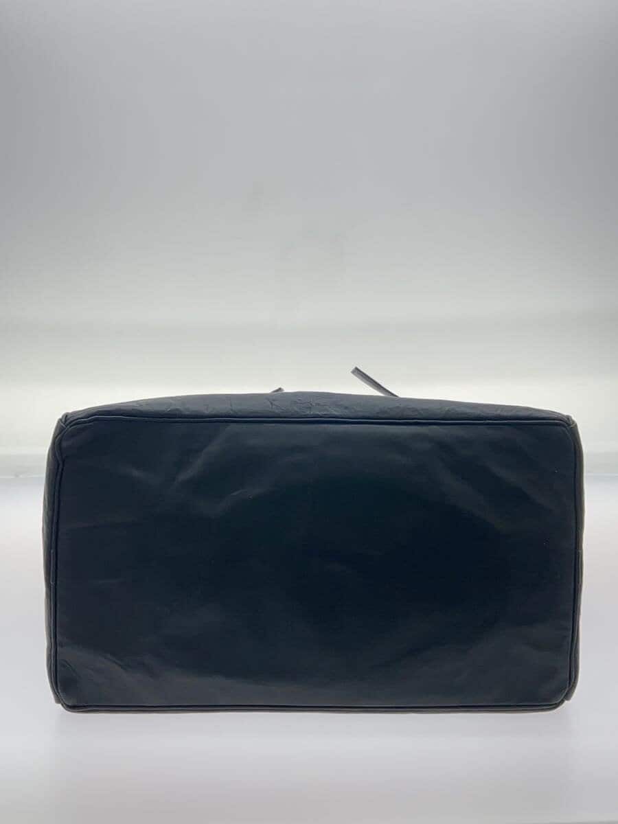 DUREN tote bag leather black plain dur-ma001 4