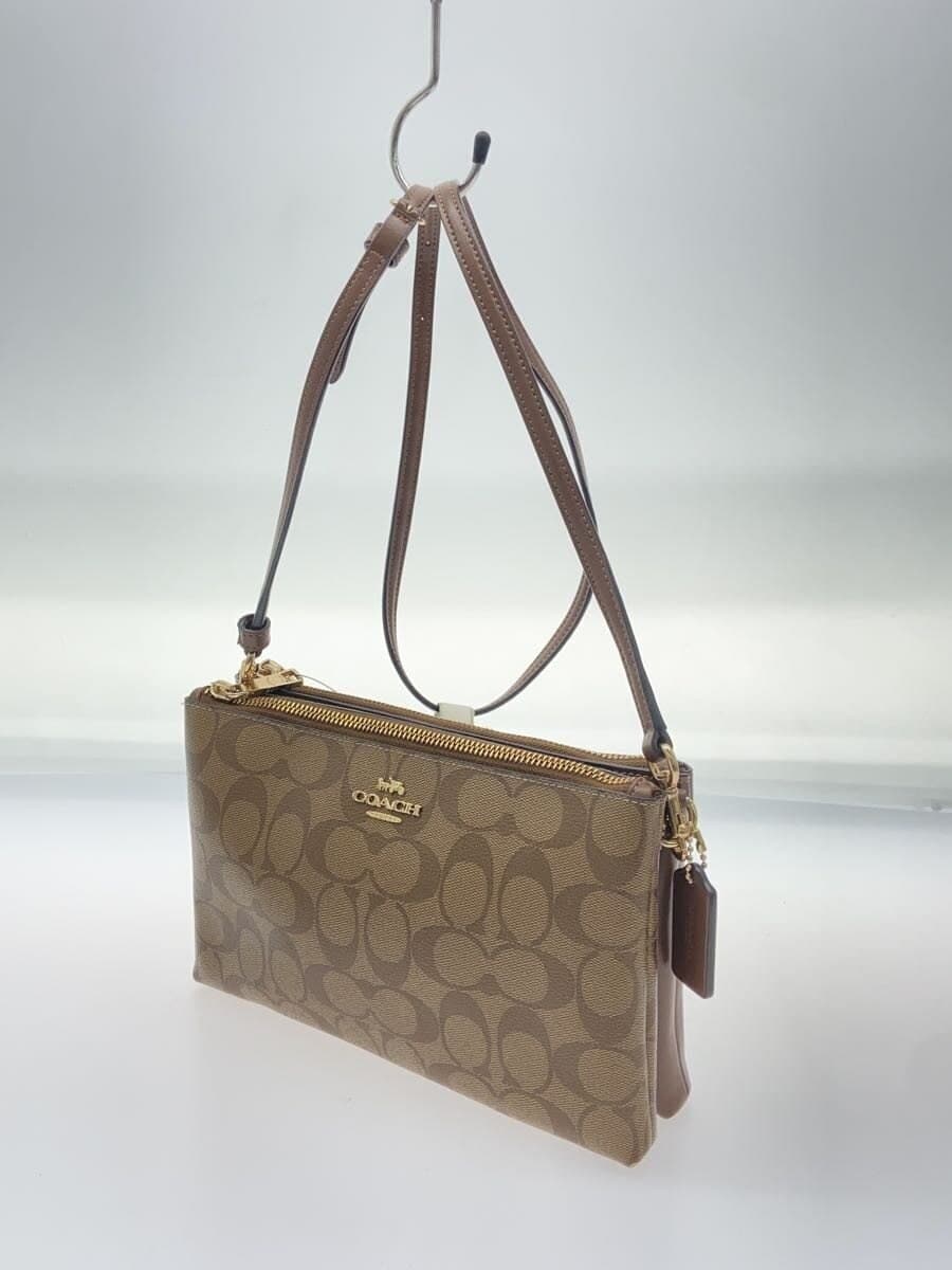 COACH Shoulder Bag Leather BRW All-over Pattern F58328 2