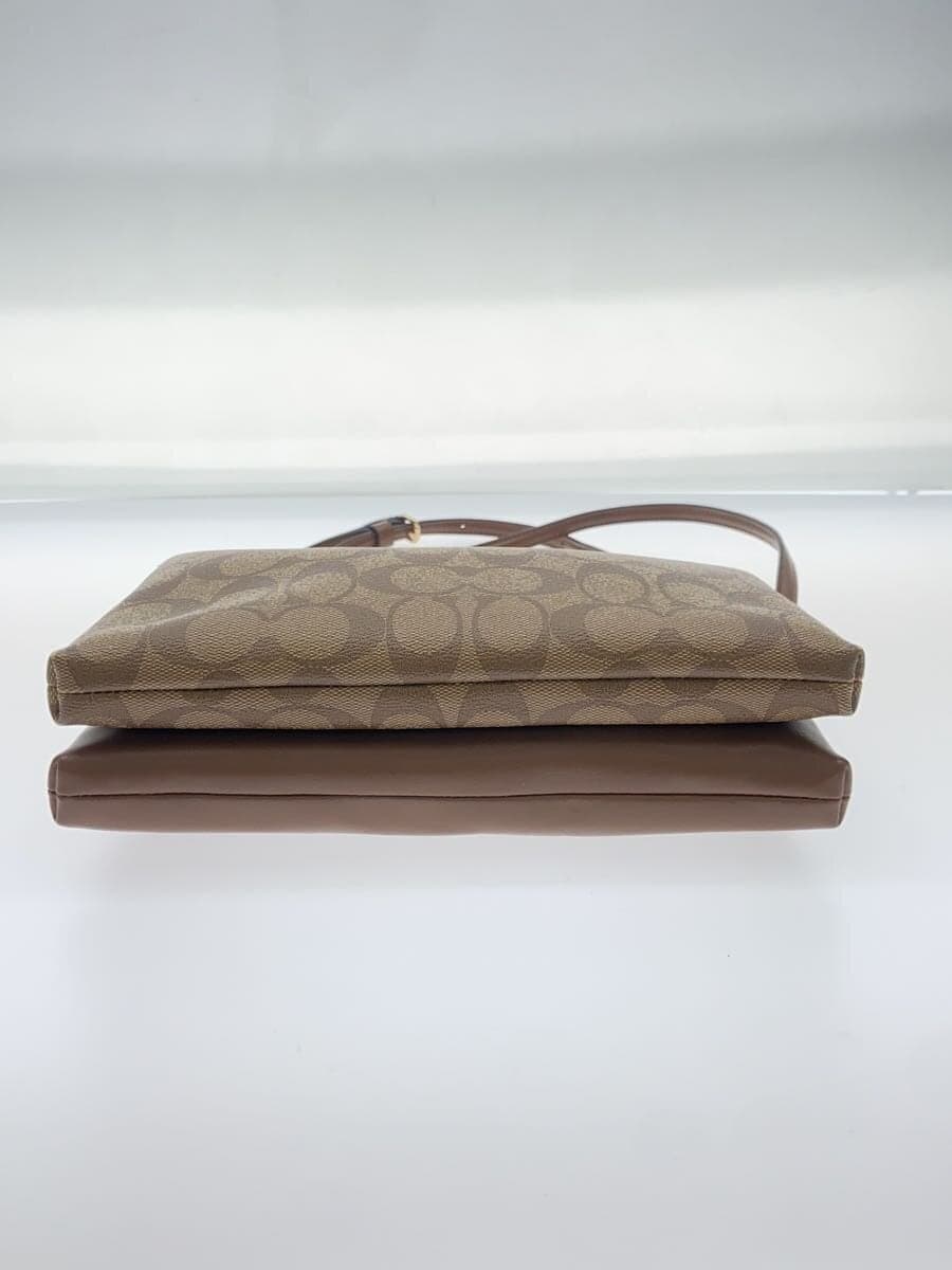 COACH Shoulder Bag Leather BRW All-over Pattern F58328 4