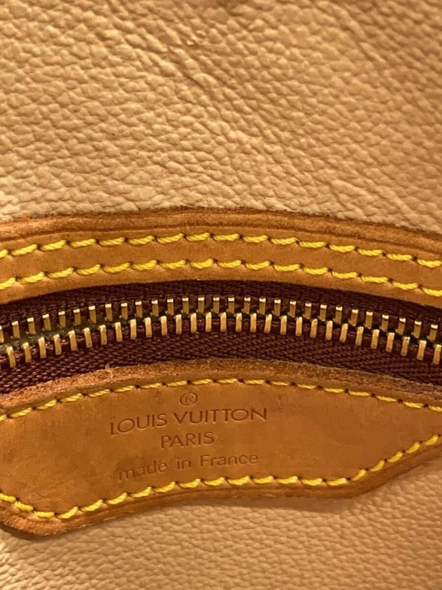 LOUIS VUITTON Petit Bucket_Monogram Canvas PVC BRW 5