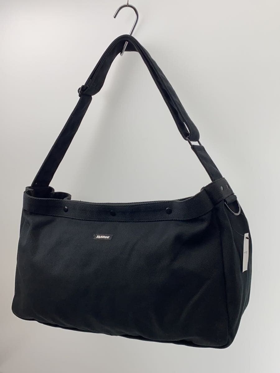 X-LARGE Shoulder Bag Cotton BLK Solid 101223053004 2
