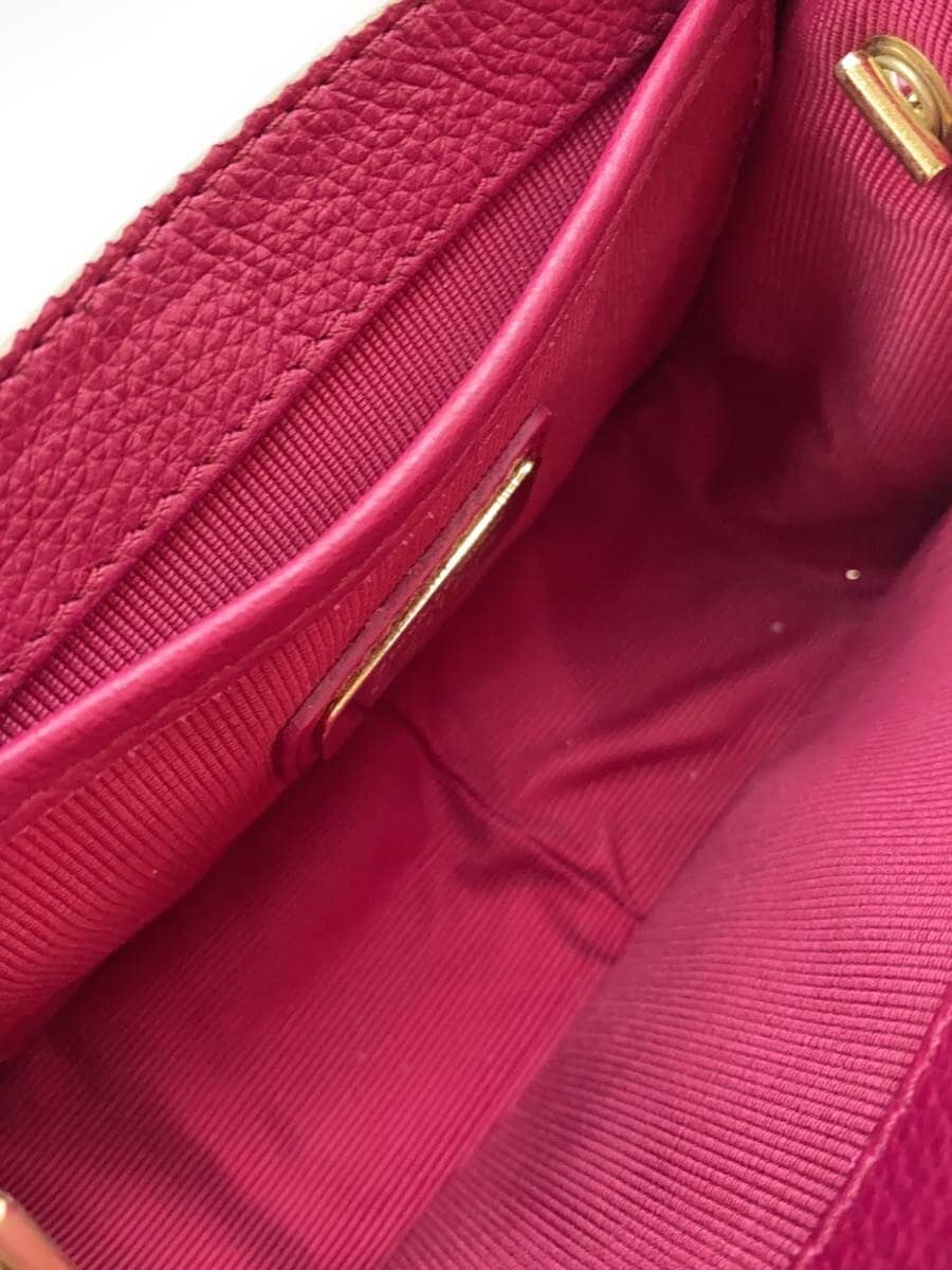 FURLA Shoulder Bag Leather BEG Floral Print 007554560 6