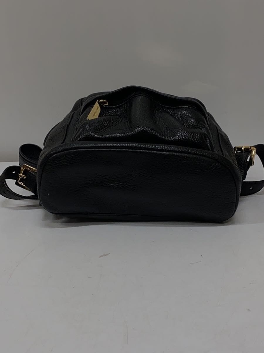 MICHAEL KORS Backpack Leather Black Solid Color 4