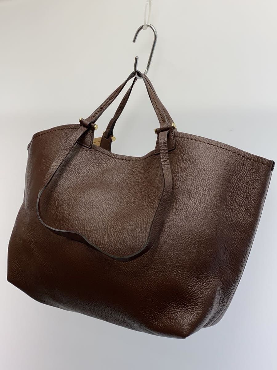 LORISTELLA tote bag leather BRW plain 2