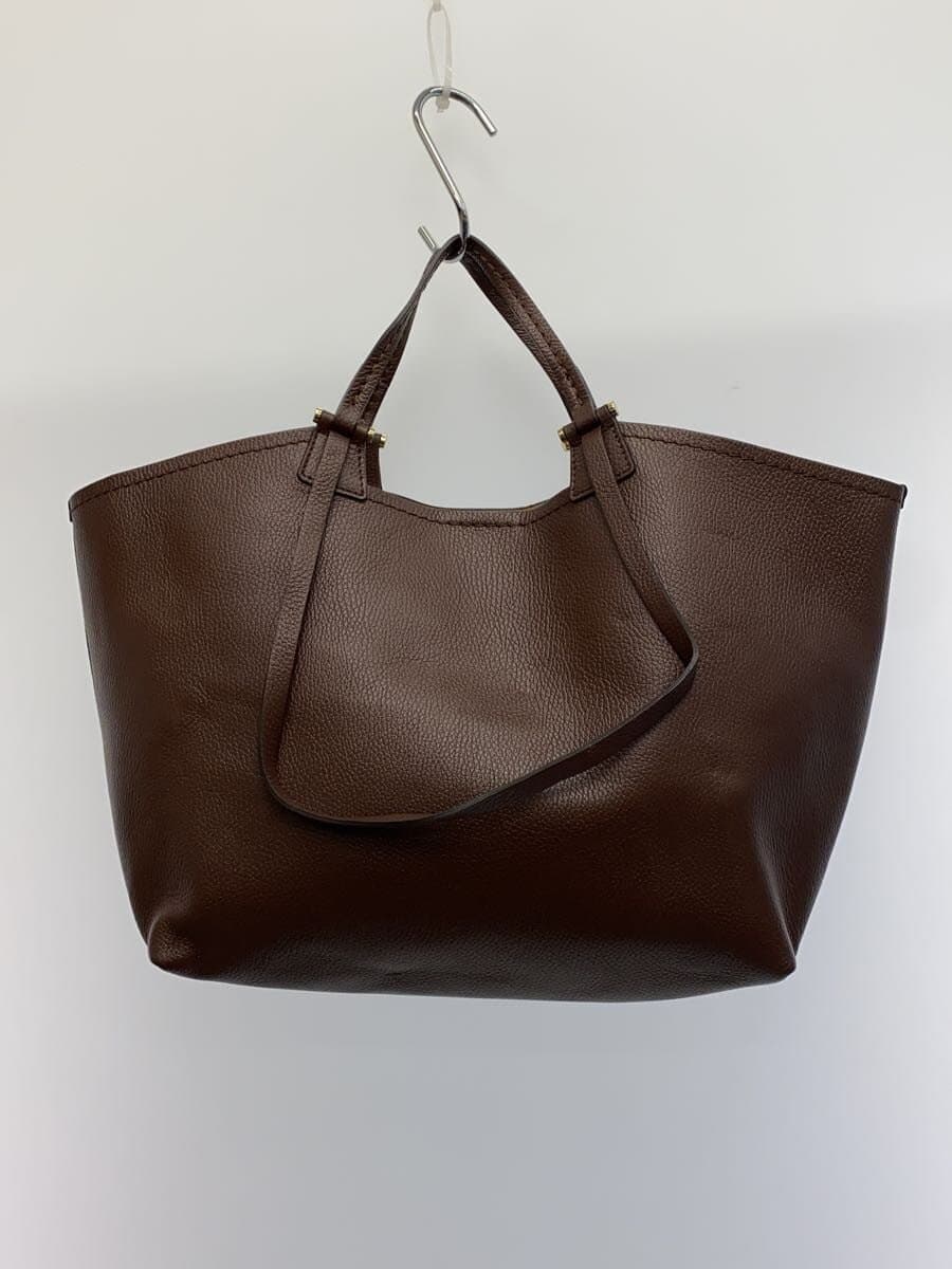 LORISTELLA tote bag leather BRW plain 3