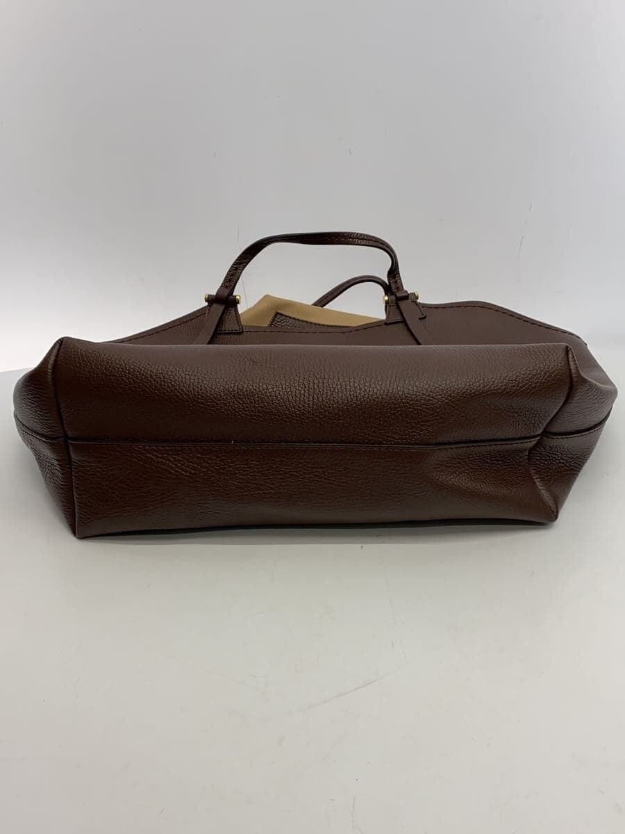 LORISTELLA tote bag leather BRW plain 4